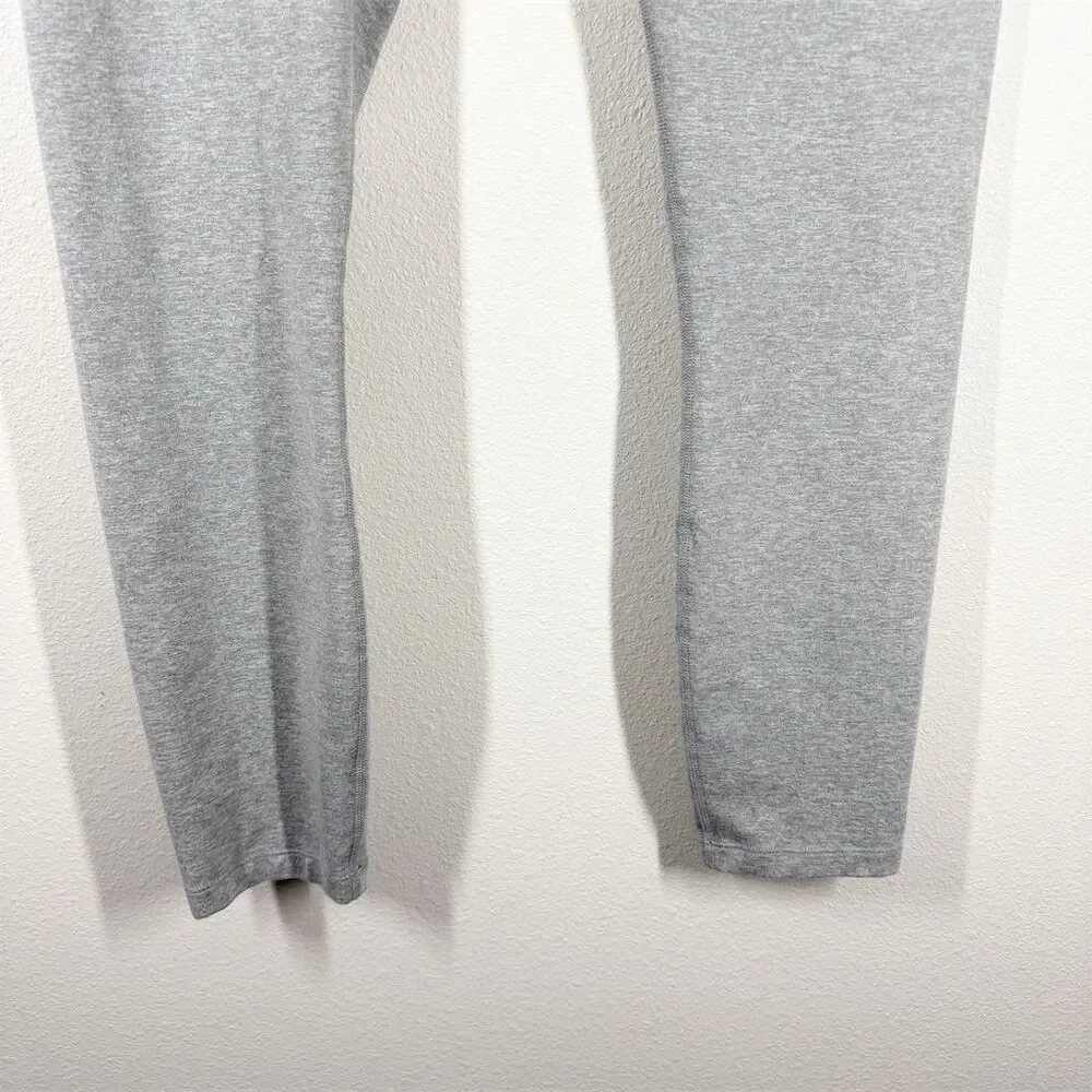 prAna Women's Heavana 7/8 Leggings‎ Size L Heather Gray Soft Yoga Gym Activewear